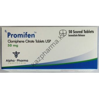 Promifen (Кломид) Alpha Pharma 50 таблеток (1таб 50 мг) - Душанбе