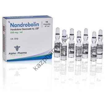 Nandrobolin (Дека, Нандролон деканоат) Alpha Pharma 10 ампул по 1мл (1амп 250 мг) - Душанбе