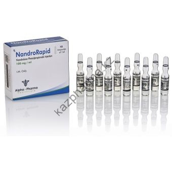 Нандролон фенилпропионат Alpha Pharma NandroRapid (Дураболин) 10 ампул по 1мл (1амп 100 мг) - Душанбе
