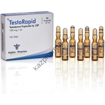 TestoRapid (Тестостерон пропионат) Alpha Pharma 10 ампул по 1мл (1амп 100 мг) - Душанбе