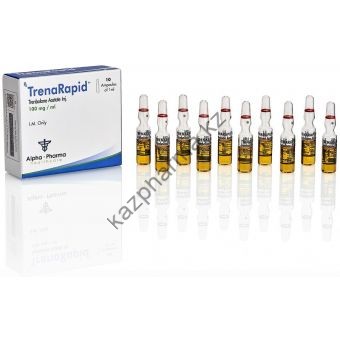 Тренболон ацетат Alpha Pharma (TrenaRapid) 10 ампул по 1мл (1амп 100 мг) - Душанбе