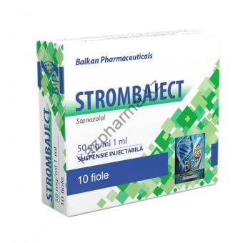 Станозолол, Винстрол Balkan Strombaject aqua 10 ампул по 1мл (1амп 50 мг) - Душанбе