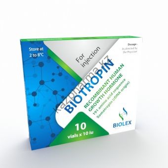 Гормон роста Biolex Biotropin 10 флаконов по 10 ед (100 ед) - Душанбе