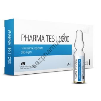 Тестостерон ципионат Фармаком (PHARMATEST C200) 10 ампул по 1мл (1амп 200 мг) - Душанбе