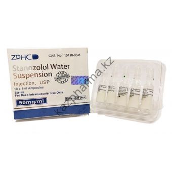 Винстрол ZPHC (Stanozolol Suspension) 10 ампул по 1мл (1амп 50 мг) - Душанбе