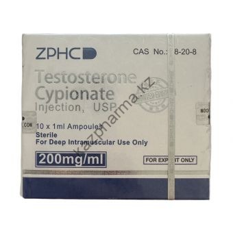 Тестостерон ципионат ZPHC (Testosterone Cypionate) 10 ампул по 1мл (1амп 250 мг) - Душанбе