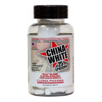Жиросжигатель Cloma Pharma China White 25 (100 таб) - Душанбе